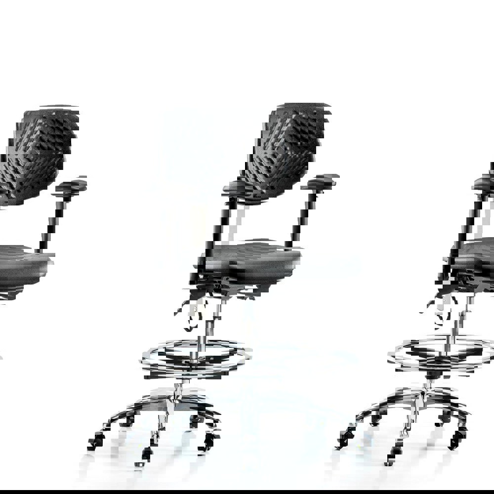 Task Chair: ESD Polyurethane, Black